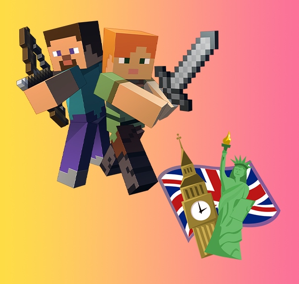 Английский в Minecraft