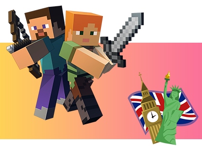 Английский в Minecraft
